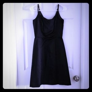 Satin Black Dress Pre-owned